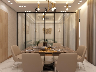 Dining Room Interior Design in Delhi Ncr