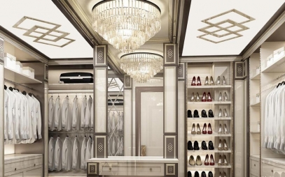 Dressing Room Interior Design in Connaught Place