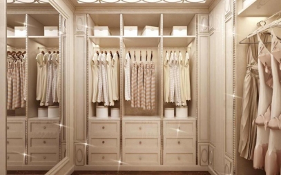 Dressing Room Interior Design in Faridabad