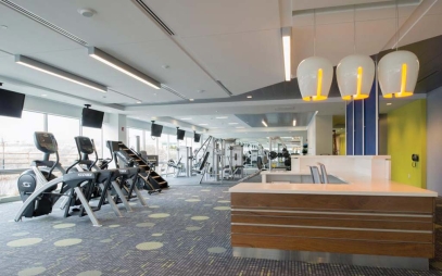 Gym Interior Design in Gurgaon Dlf City Phase 2