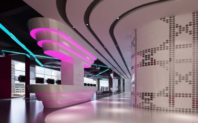 Gym Interior Design in Gurgaon Dlf City Phase 2