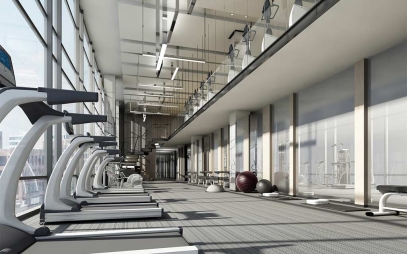 Gym Interior Design in Gurgaon Dlf City Phase 2