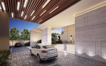 Home Entrance Design in Gurgaon Dlf City Phase 2